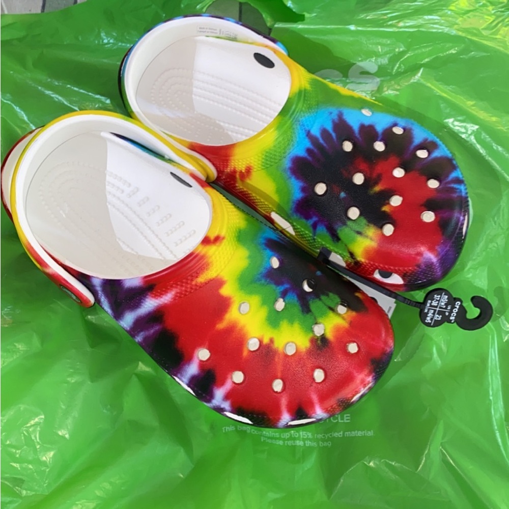Tye-Dye Crocs